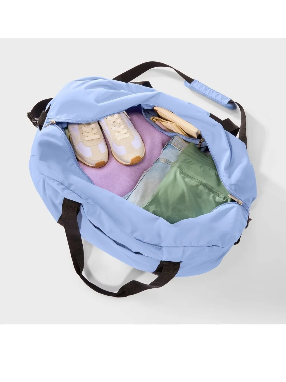 Light Blue Men's Weekend Duffel Bag